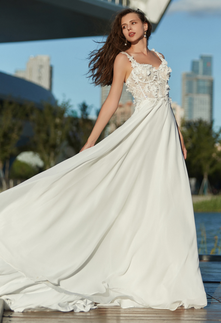 wedding dress hops